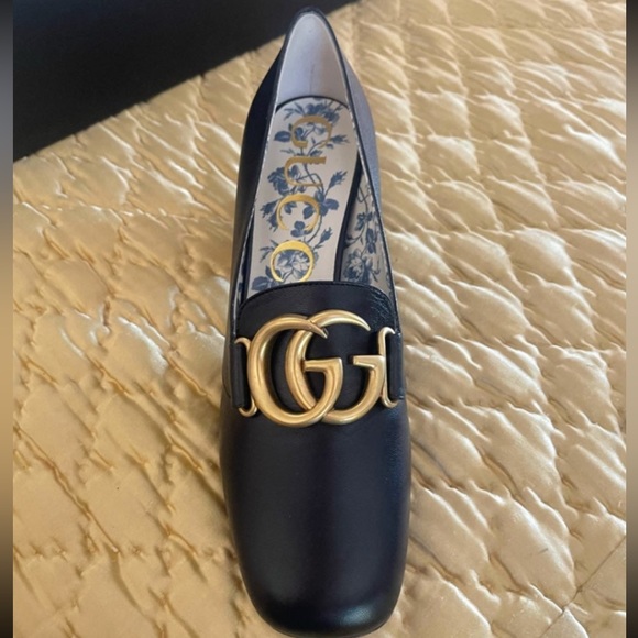 Gucci Victoire 55mm Double G pumps rare NWT - Picture 10 of 12